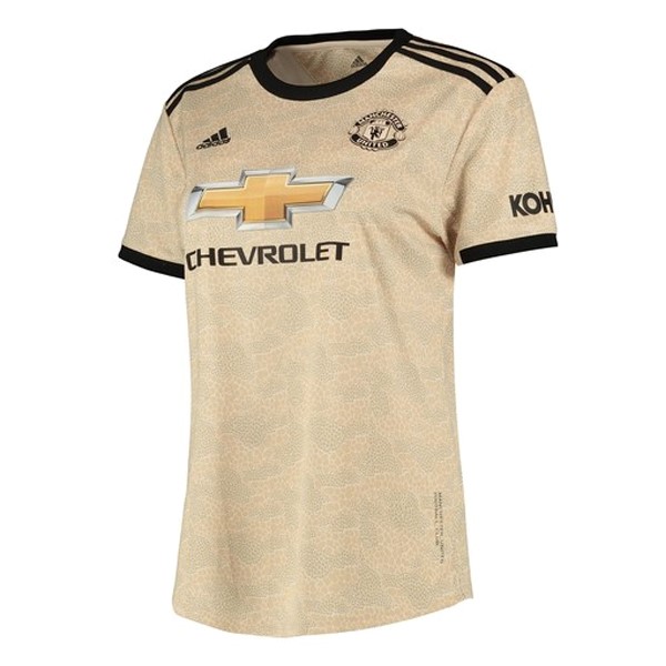 Camiseta Manchester United Segunda equipación Mujer 2019-2020 Marron